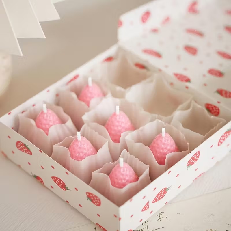 Aardbei siliconen kaarsvorm vo - Home Fragrance Gift recensie en prijs
